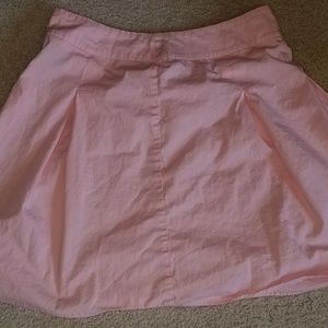 Pink mini skirt
